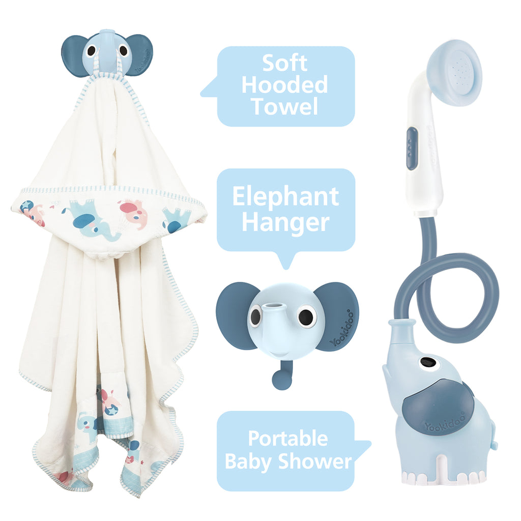 Top-Rated New Parent Gift Yookidoo Elephant Bath Set