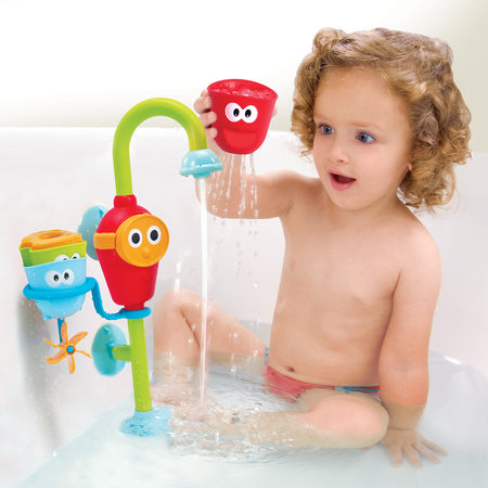 DANDELIONSKY 56Pcs Bath Track Toy Water Slide Bath Toy DIY Assembled Water  Track Bathtub Bath Toys