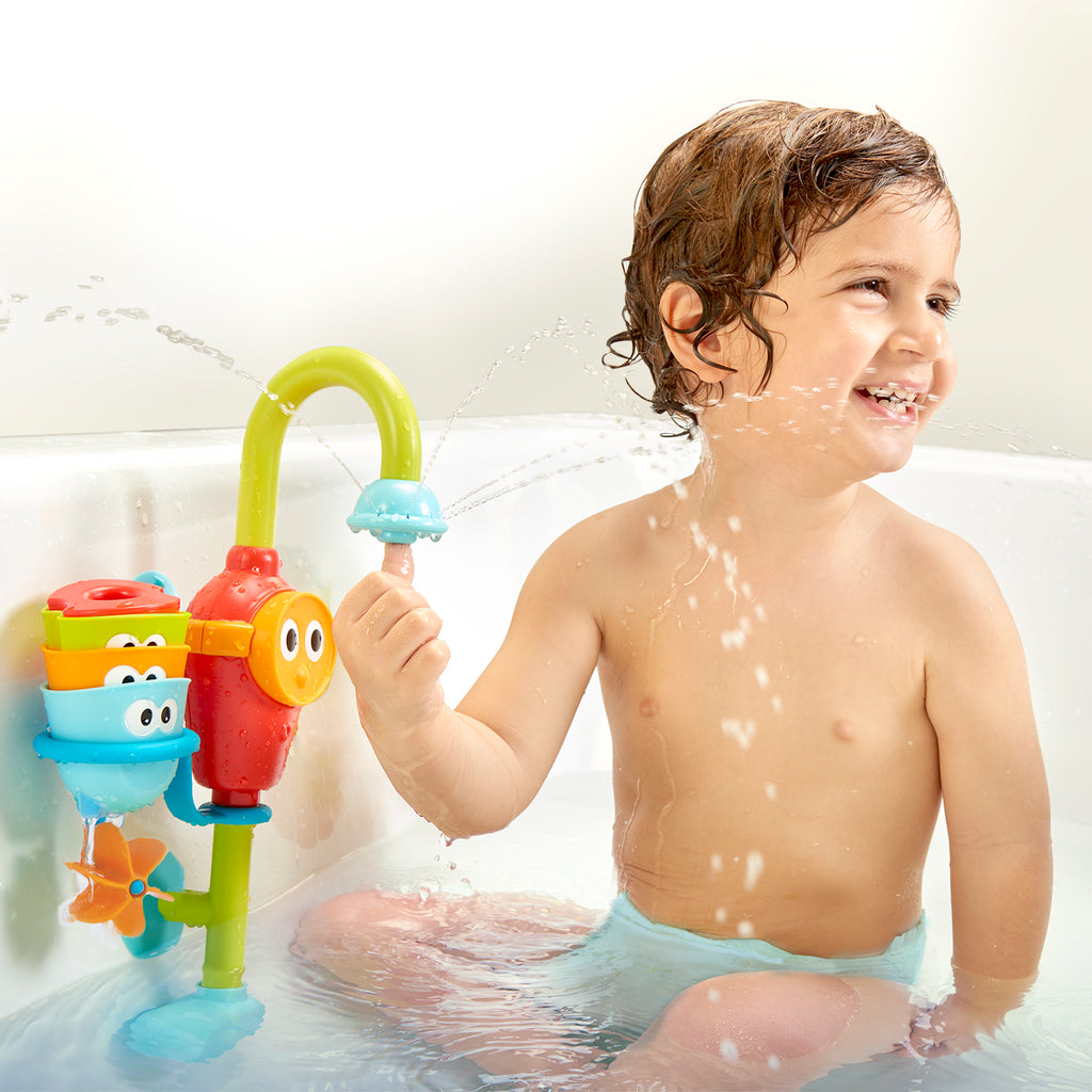 Flow N Fill Spout Yookidoo Toddler Bath Toy with Stackable Cups