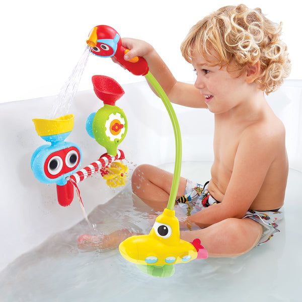 Bath Toy Storage - 2 Piece Baby Bathtub Toy Holder with Removable Base for  Draining - Drying Kids Bucket Caddy Bathroom Shower Toy Organizer for Baby