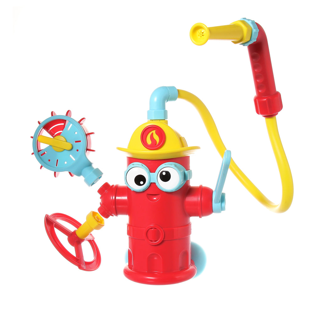 Giocattolo Da Bagno Yookidoo Hydrant Freddy - Con Pompa Ad Acqua E Accessori Pompiere - Per Bambini 3-6 Anni - Foto 6
