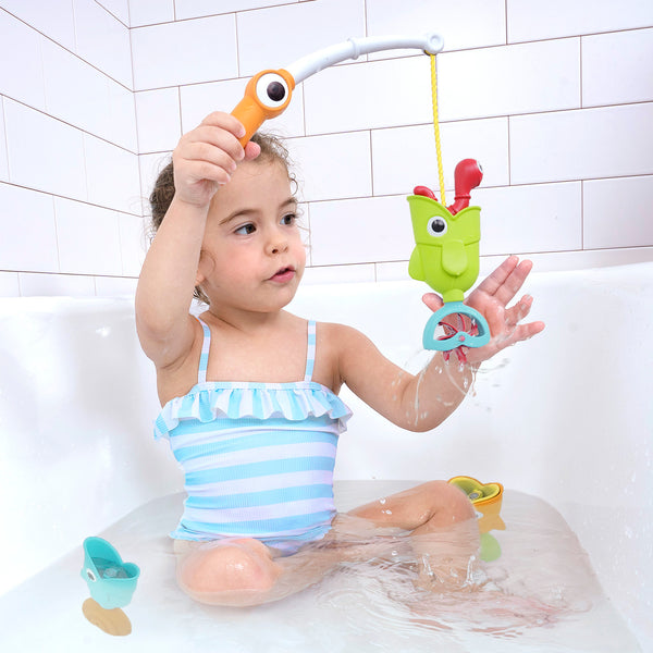 fish playground bath accessories Yookidoo Catch 'N' Sprinkle Fishing Set