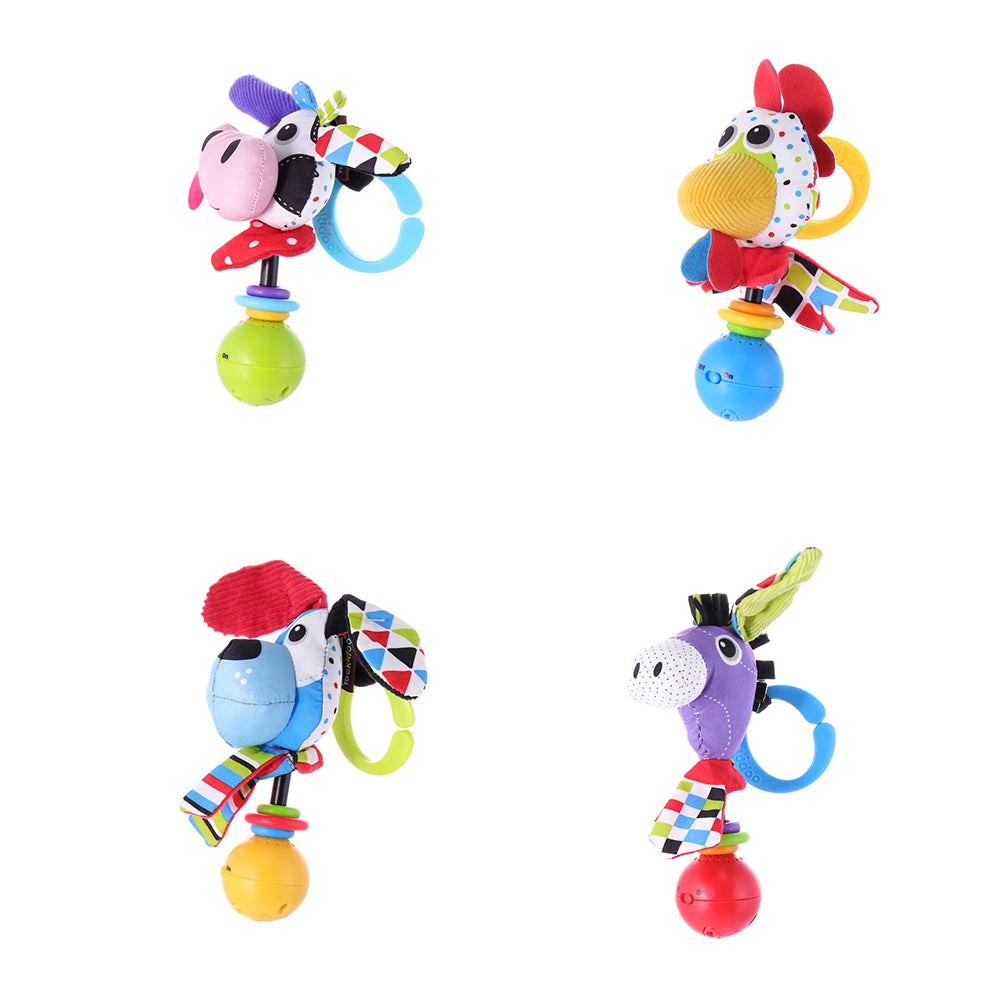 Me Too Rattle Yookidoo Cow 'Shake Me' Rattle|Motion-Activated Fun and Music for Baby