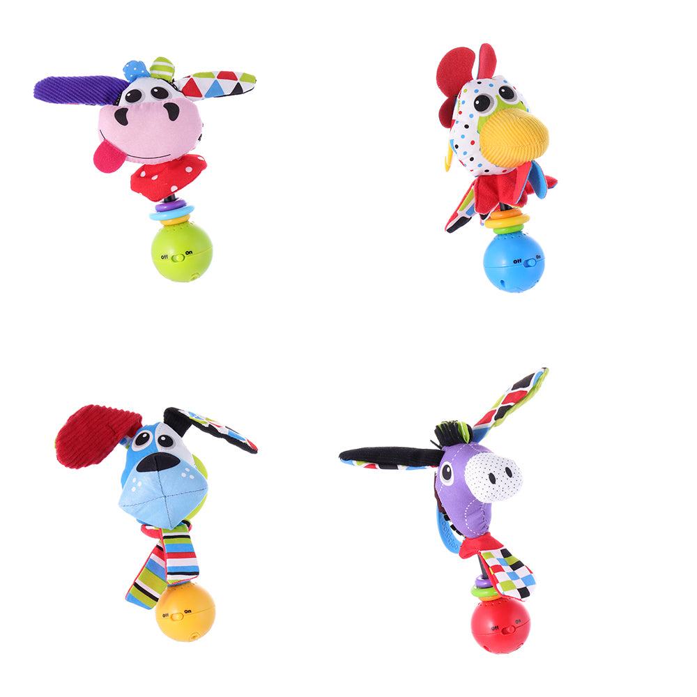 Me Too Rattle Yookidoo Cow 'Shake Me' Rattle|Motion-Activated Fun and Music for Baby