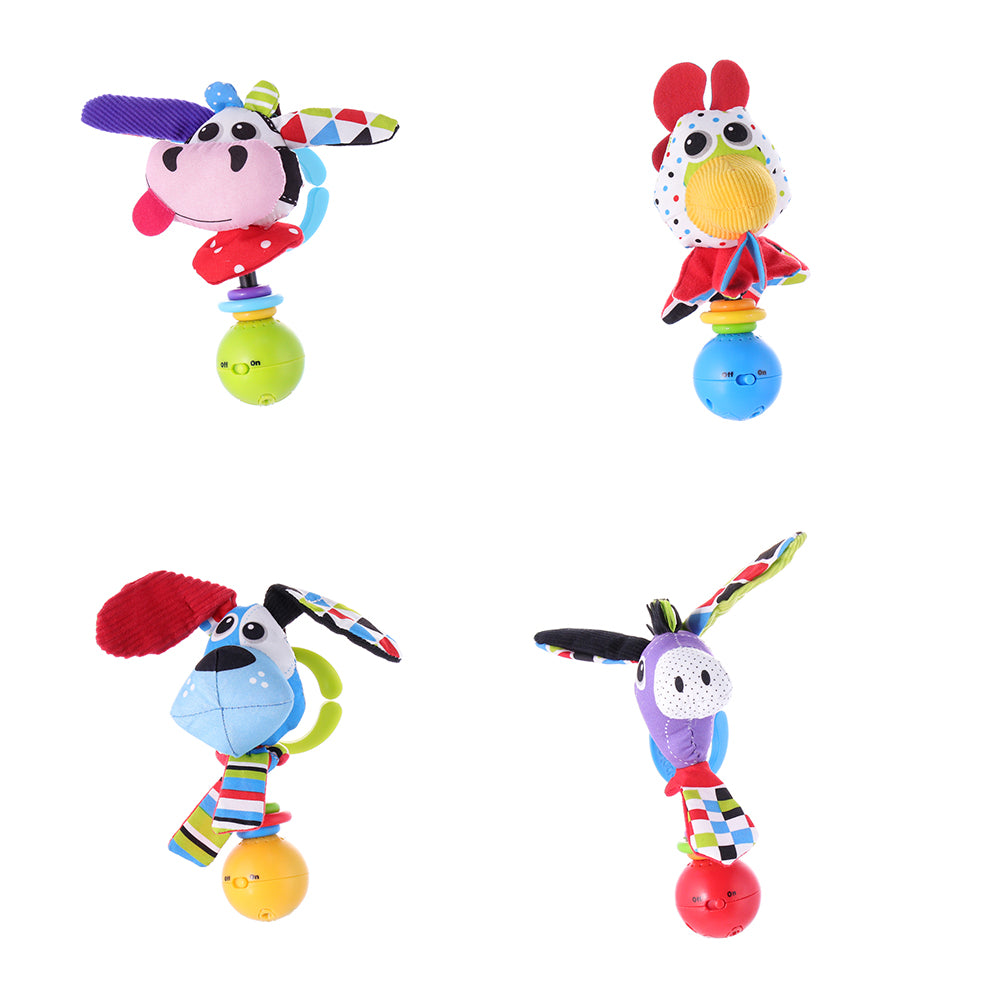 Me Too Rattle Yookidoo Cow 'Shake Me' Rattle|Motion-Activated Fun and Music for Baby